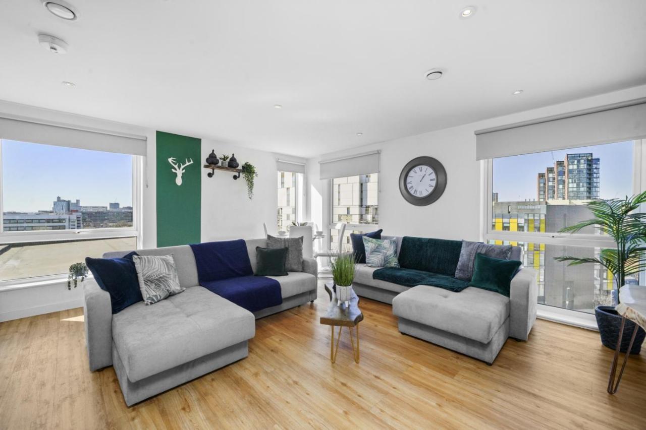 Stunning City Centre Penthouse - Sleeps 10 - Parking Манчестер Экстерьер фото