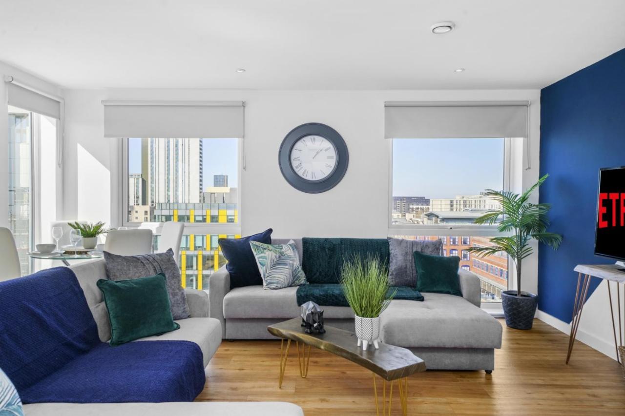 Stunning City Centre Penthouse - Sleeps 10 - Parking Манчестер Экстерьер фото